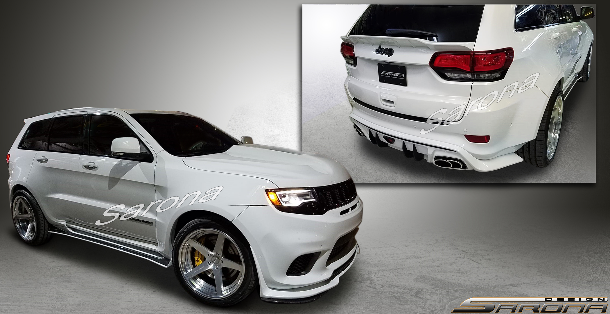 Custom Jeep Grand Cherokee  SUV/SAV/Crossover Body Kit (2017 - 2021) - $4900.00 (Part #JP-014-KT)